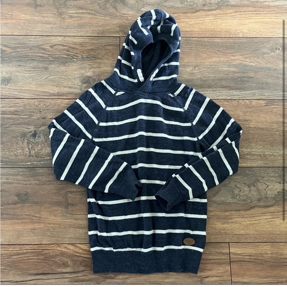 H&M Other - {preloved} Boy’s H & M Striped Hooded Sweater